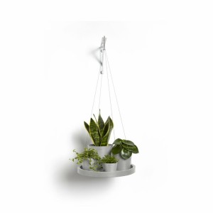 Hanging saucer White Grey