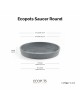Saucer round 20 Blue Grey Round saucers 