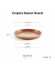 Saucer round 25 Terracotta Round saucers 