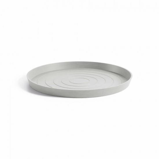 Saucer round 70 White Grey Round saucers 