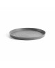 Saucer round 70 Grey Round saucers 