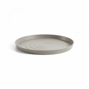 Saucer round 70 Taupe