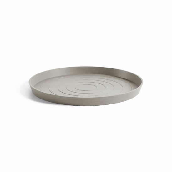 Saucer round 70 Taupe Round saucers 