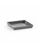 Saucer square 20 Grey Square saucers 