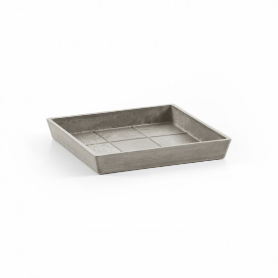 Saucer square 20 Taupe Square saucers 