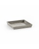 Saucer square 20 Taupe Square saucers 