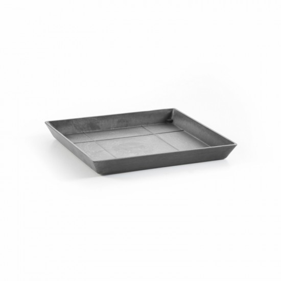 Saucer square 30 Grey Square saucers 