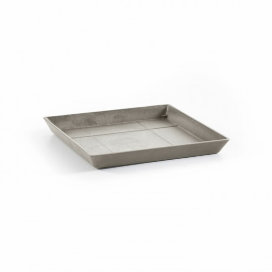 Saucer square 30 Taupe Square saucers 