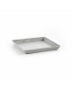 Saucer square 30 White Grey Square saucers 