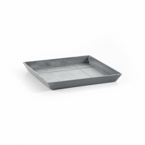 Saucer square 30 Blue Grey Square saucers 