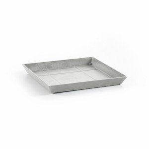 Saucer square 40 White Grey