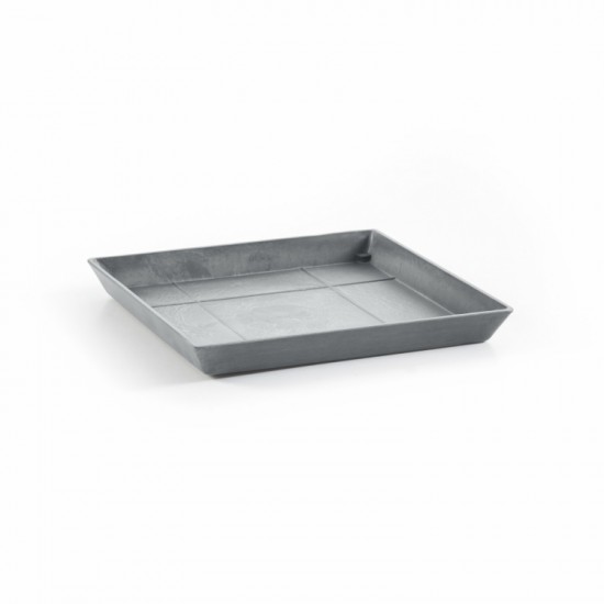 Saucer square 40 Blue Grey Square saucers 