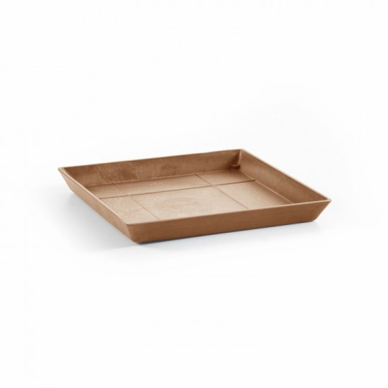 Saucer square 40 Terracotta Square saucers 