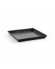 Saucer square 50 Dark Grey Square saucers 