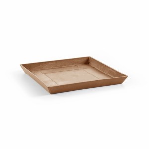 Saucer square 50 Terracotta