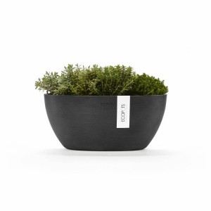 Oval pot Sofia 30 Dark Grey