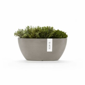 Oval pot Sofia 30 Taupe