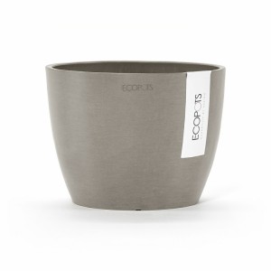 Stockholm 16 round small pot Taupe