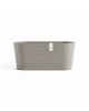 Oval pot Tokyo 40 Taupe Oval pots