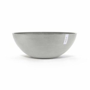 Vienna round pot 70 White Grey