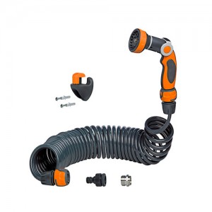 Extending spiral hose set 10m