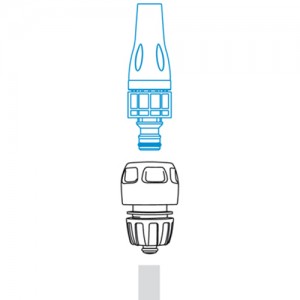 Watering nozzle adjustable small loose