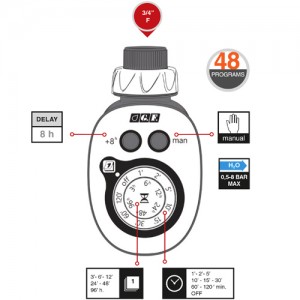 Watering programmer 8000-6015 GF 48