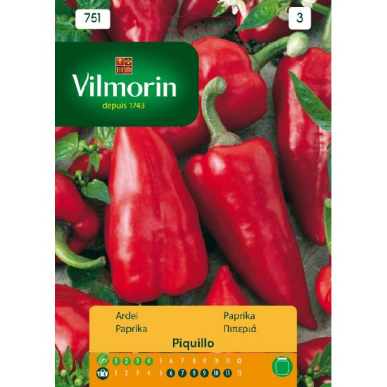 Pepper piquillo 751 Vegetable seeds